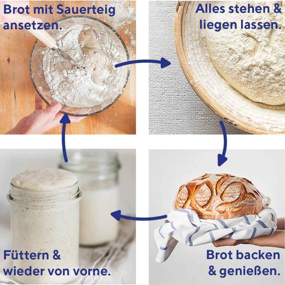 Sauerteig Starterkit - Bio Sauerteigbrot selber machen